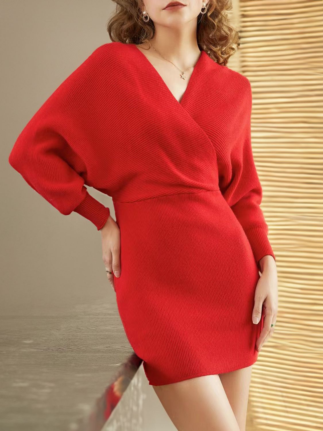 When In Doubt Mini Sweater Dress