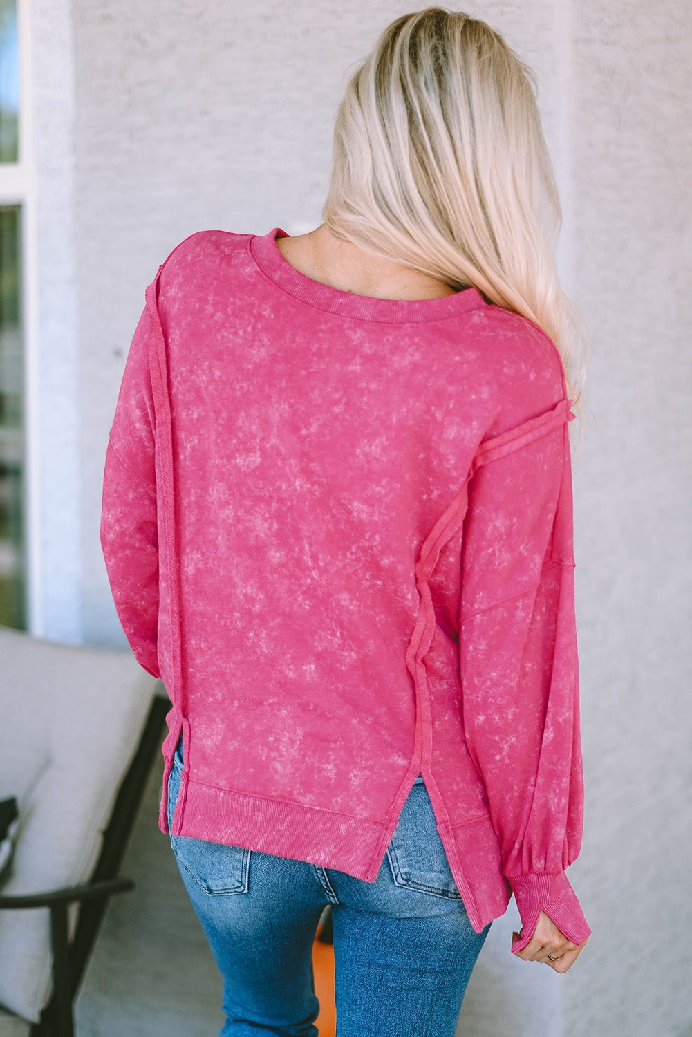 Melanie Seam Detail Sweatshirt