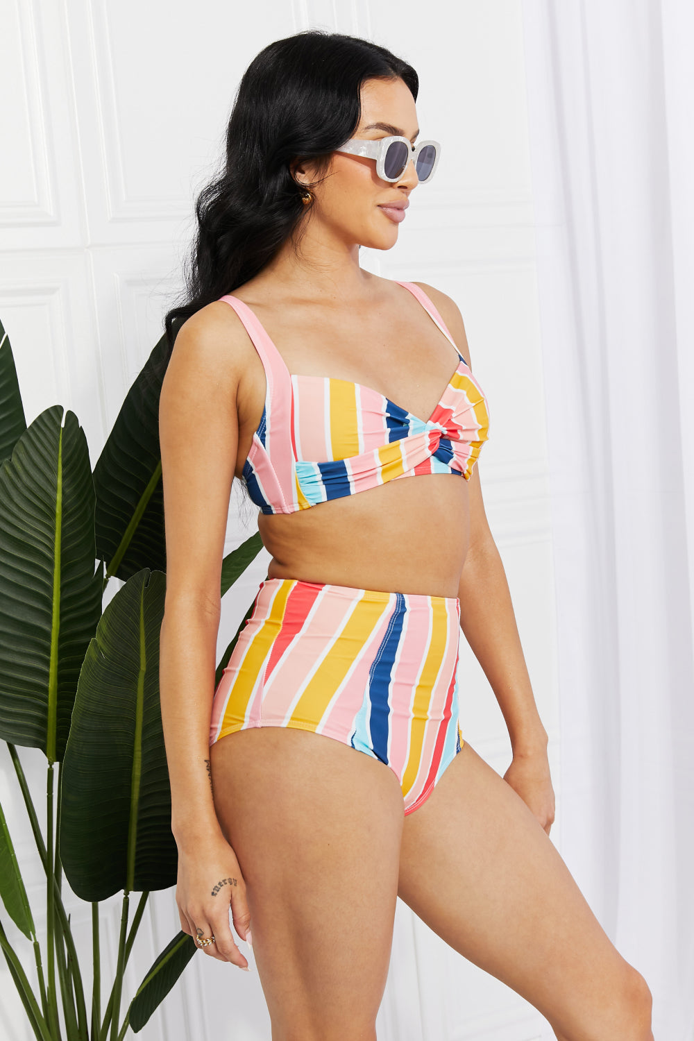 Take A Dip Striped Bikini