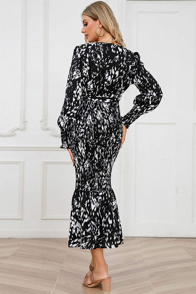 Margolis Smocked Midi Dress