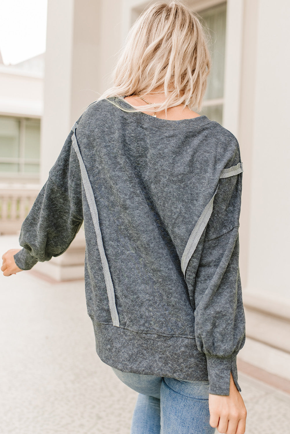 Melanie Seam Detail Sweatshirt