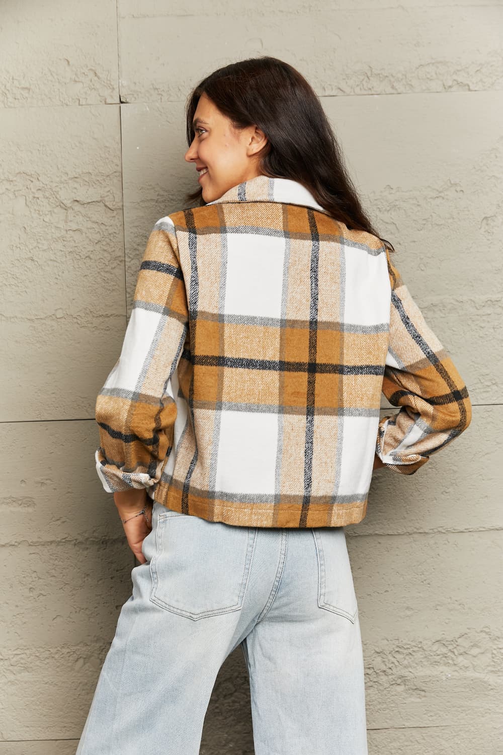 Calling You Plaid Jacket
