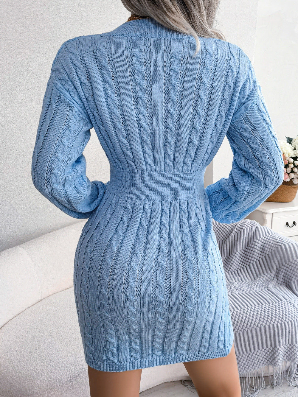 Cover Me Up Mini Sweater Dress