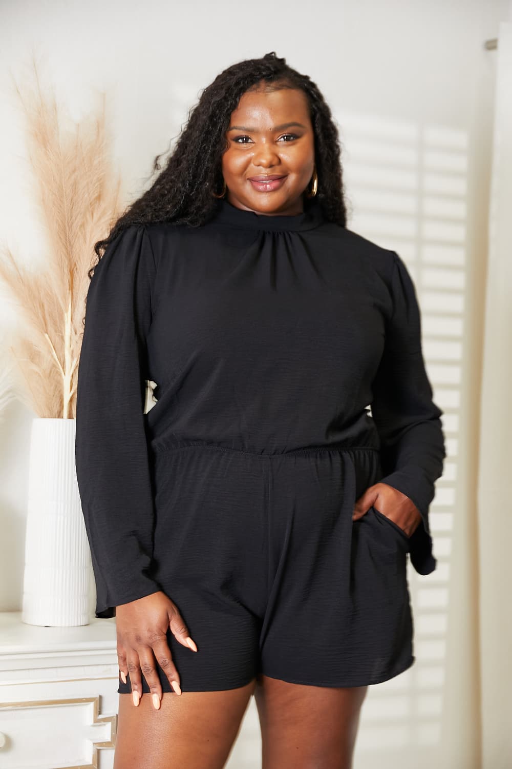 Weekend Fabulous Open Back Romper