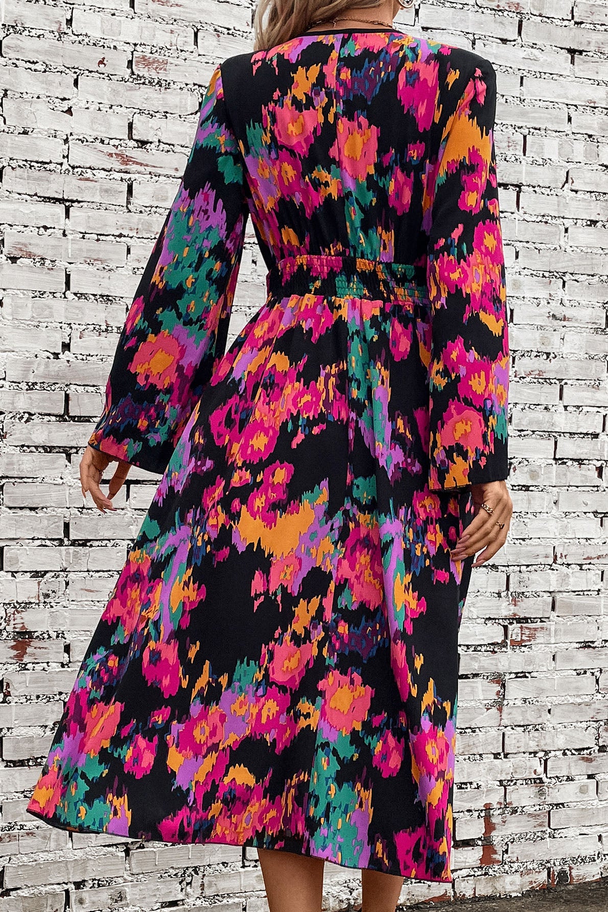 Tropical Date Night Midi Dress