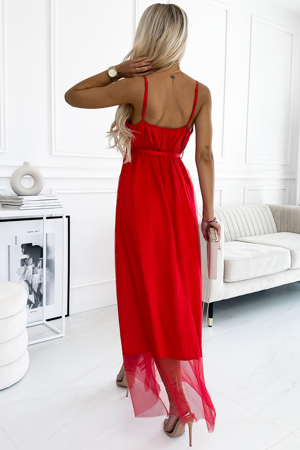 Loretta Tie Waist Midi Dress