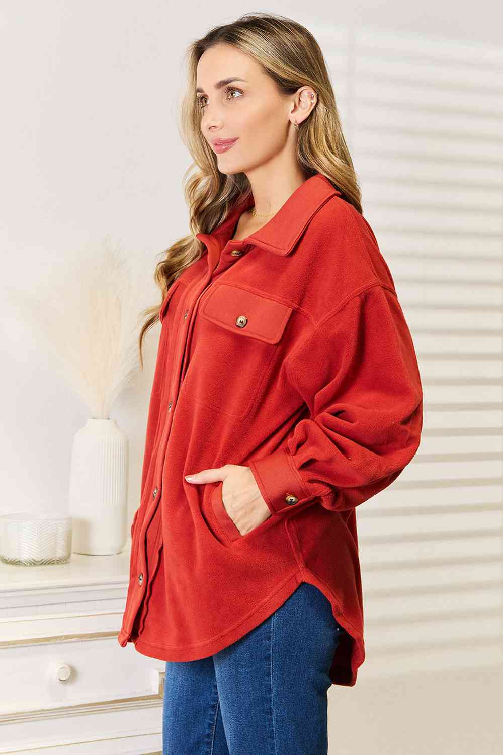 Autumn Adventure Button Down Shacket