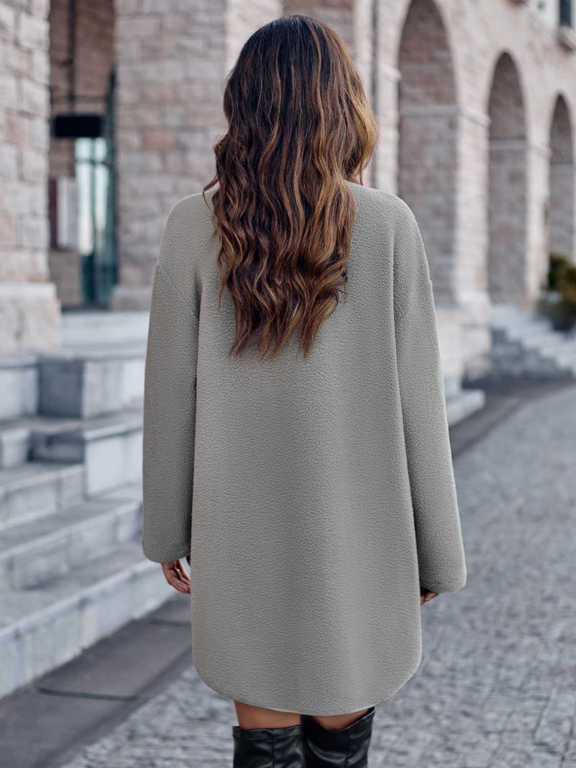 Off Duty Snap Down Coat