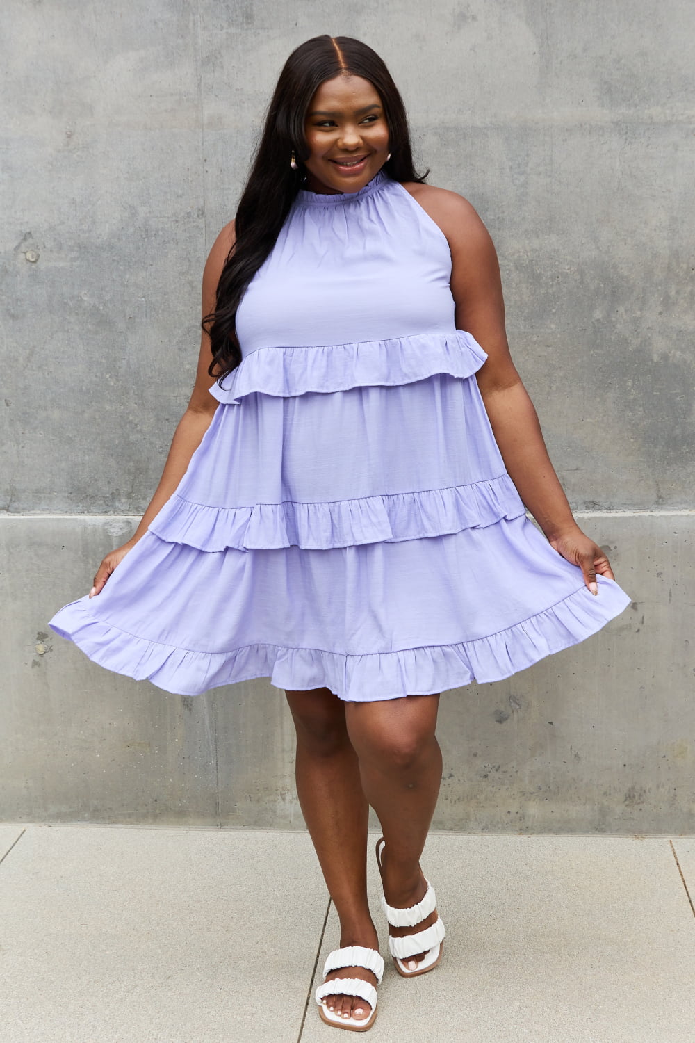 Blissful Baby Doll Mini Dress