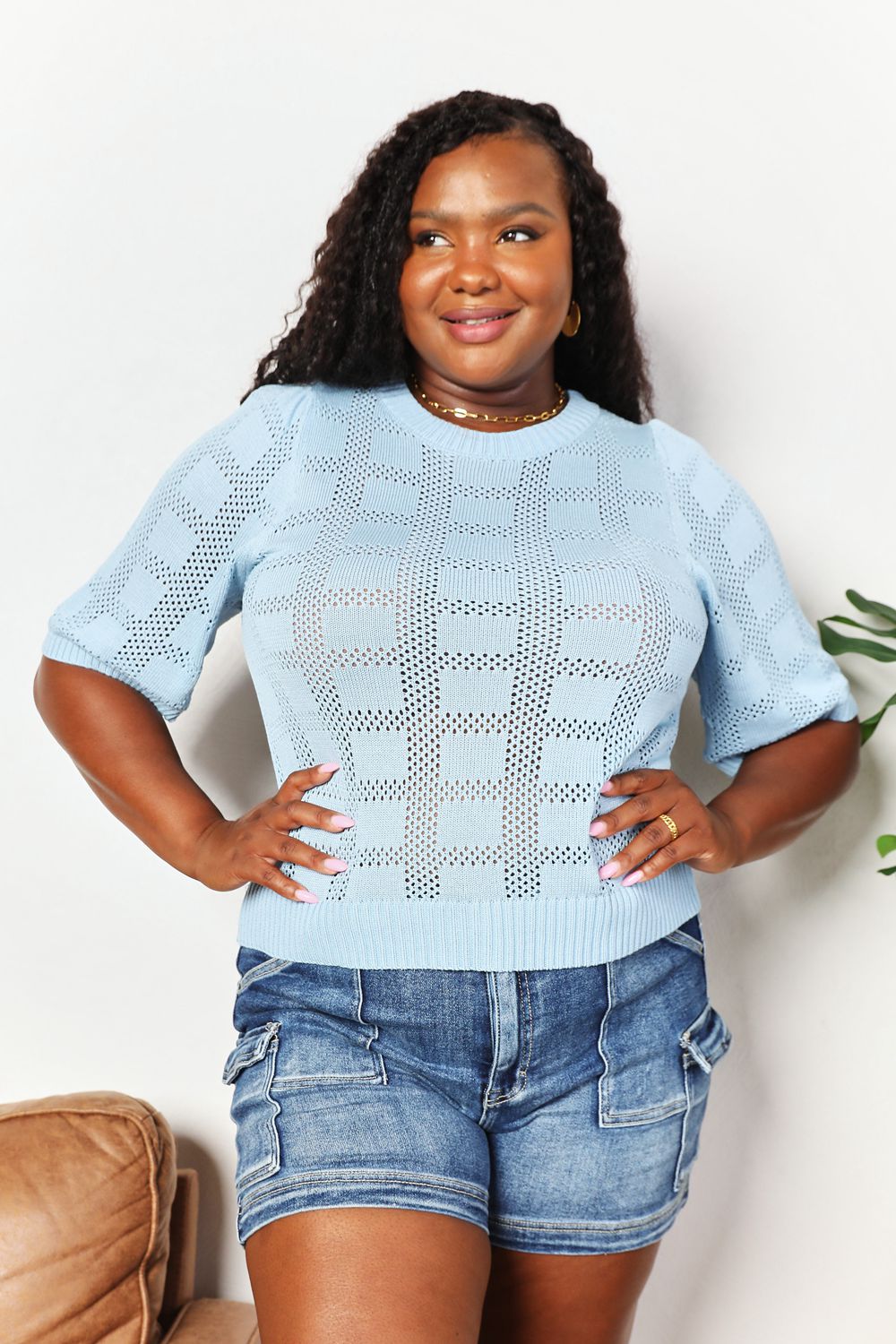 Let It Breathe Knit Top