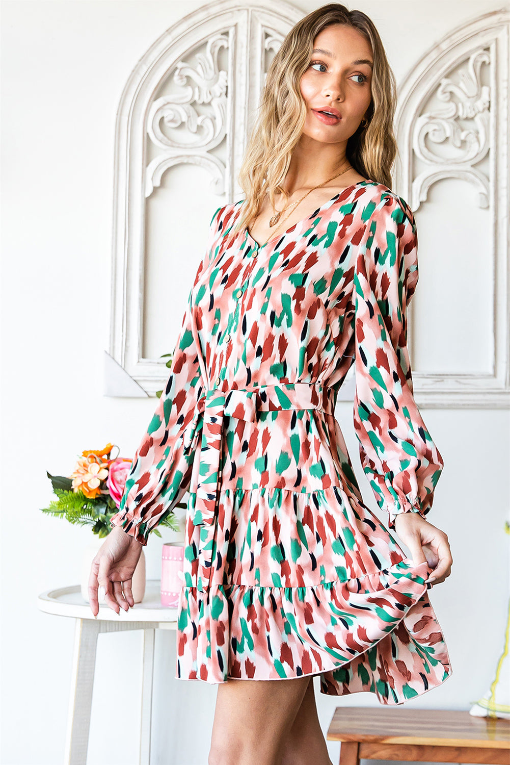 Beauty In Art Form Mini Dress