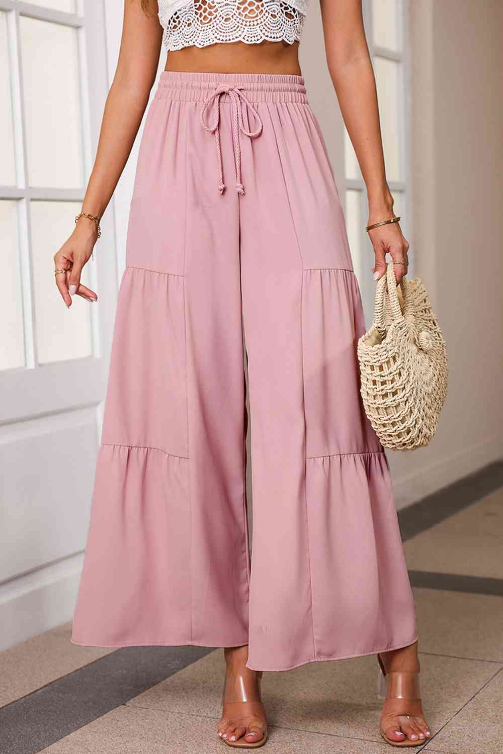 Kendall Drawstring Wide Leg Pants