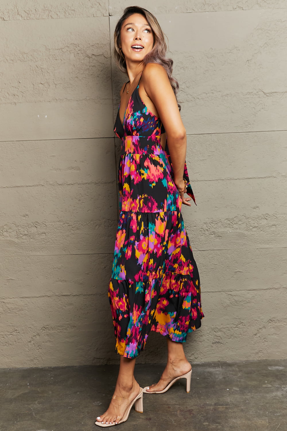 Tropical Nights Midi Dress
