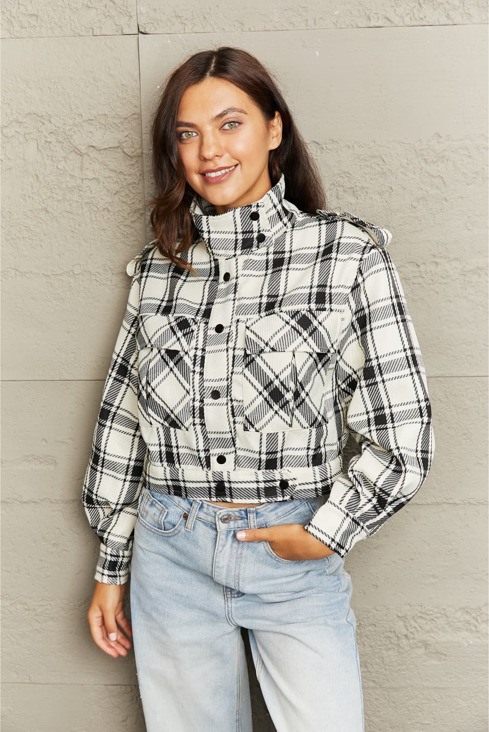 Ciera Plaid Jacket