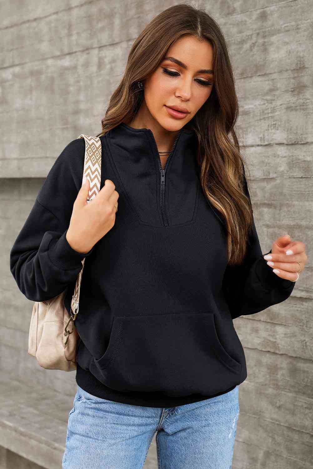 Jordyn Half Zip Sweatshirt