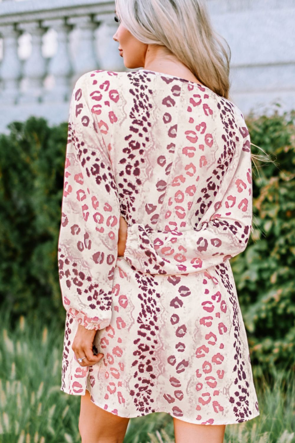 Wild Side Leopard Mini Babydoll Dress