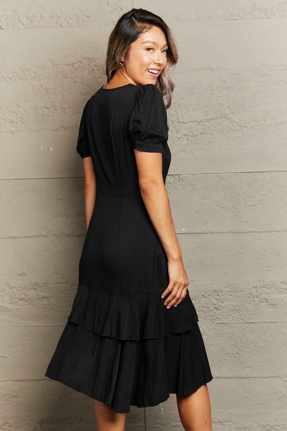 Cute And Chic Midi Dress