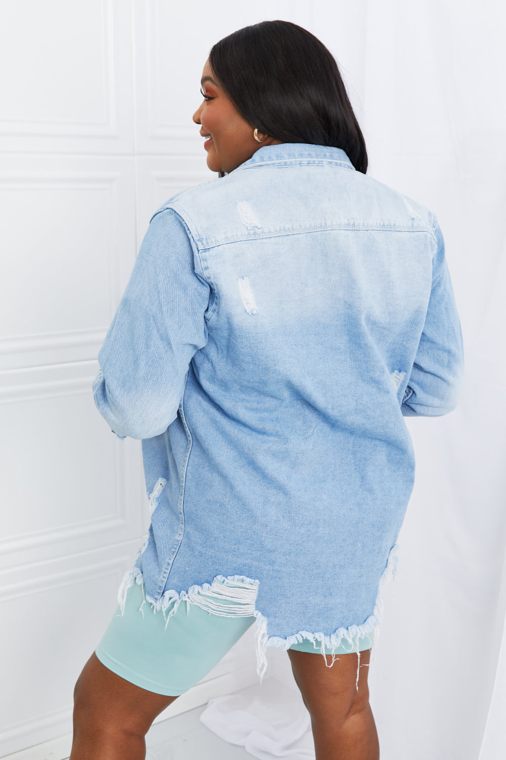 Uptown Girl Denim Shacket