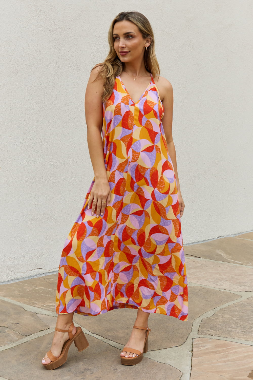 Everyday Work Of Art Maxi Dress
