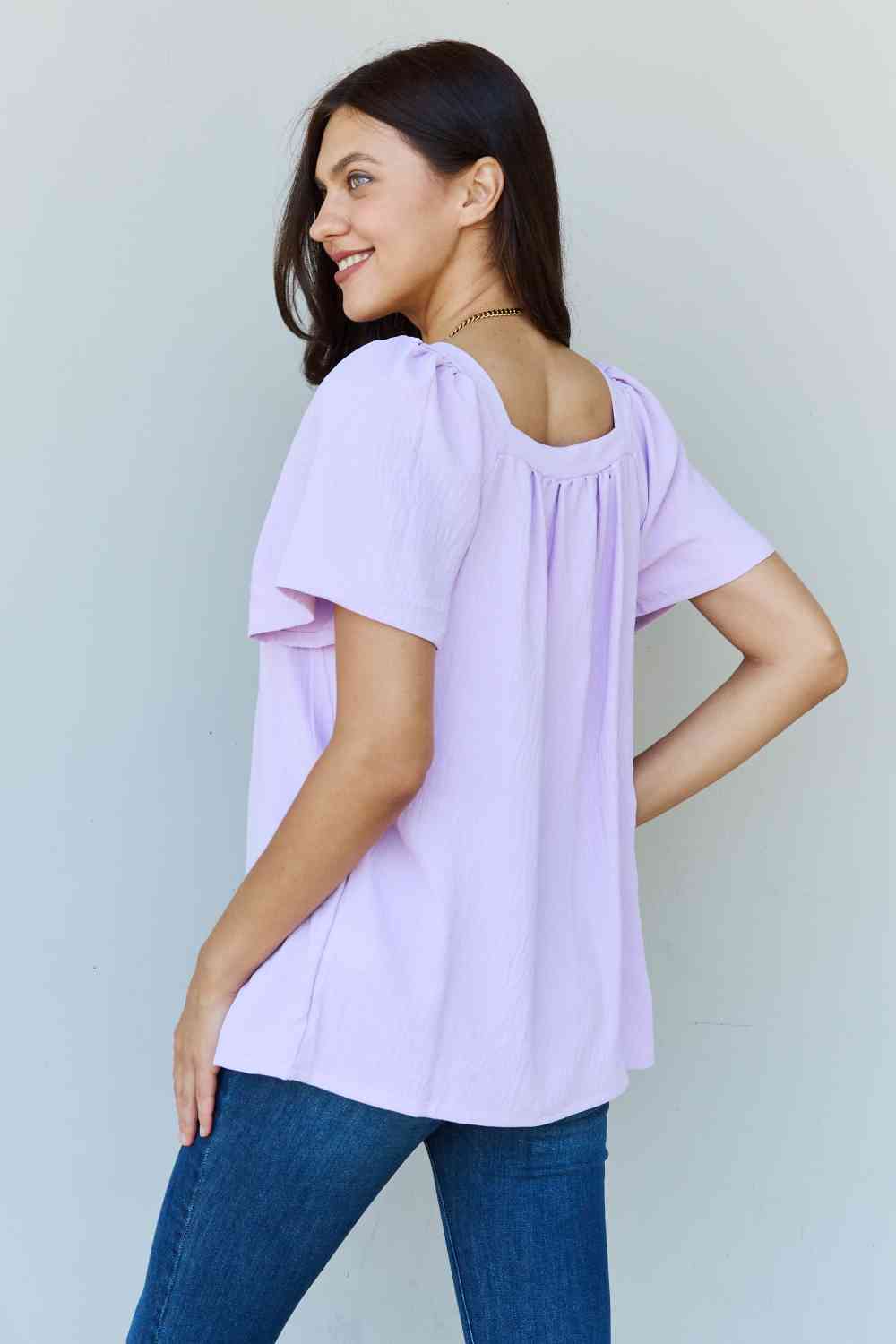 Keep Me Close Short Sleeve Blouse