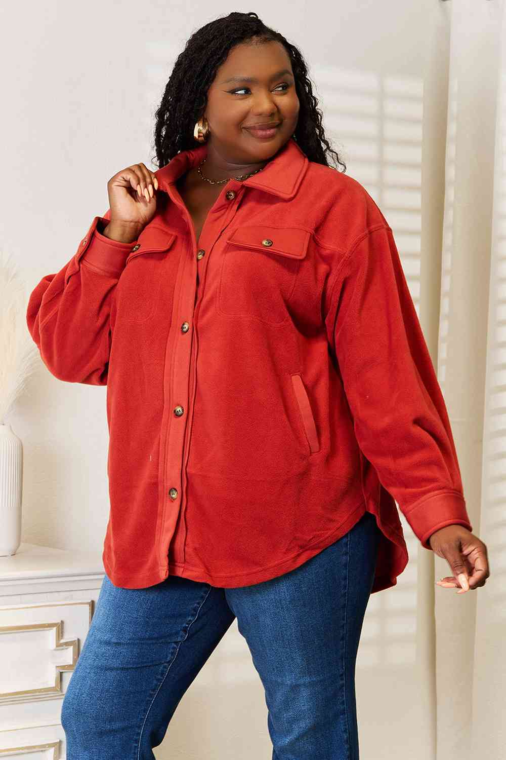 Autumn Adventure Button Down Shacket
