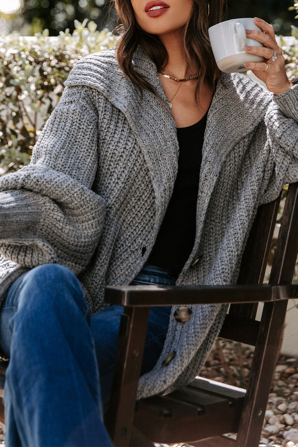 Nadine Button Down Cardigan