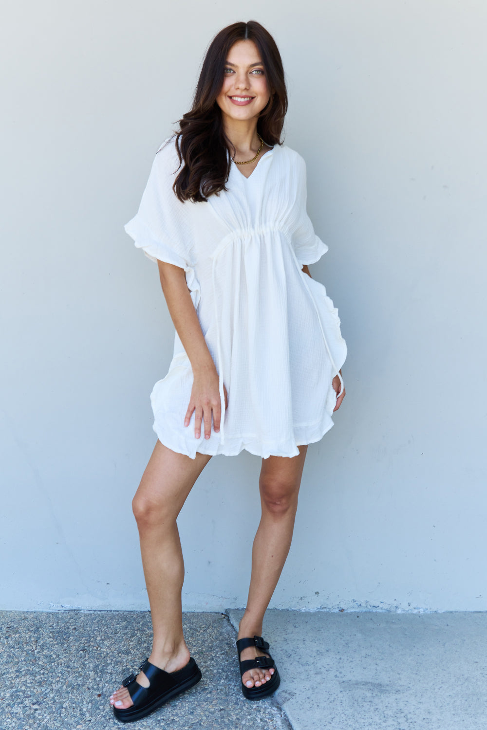 Tiffany Ruffle Mini Dress