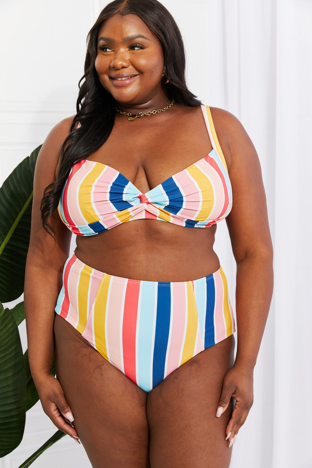 Take A Dip Striped Bikini
