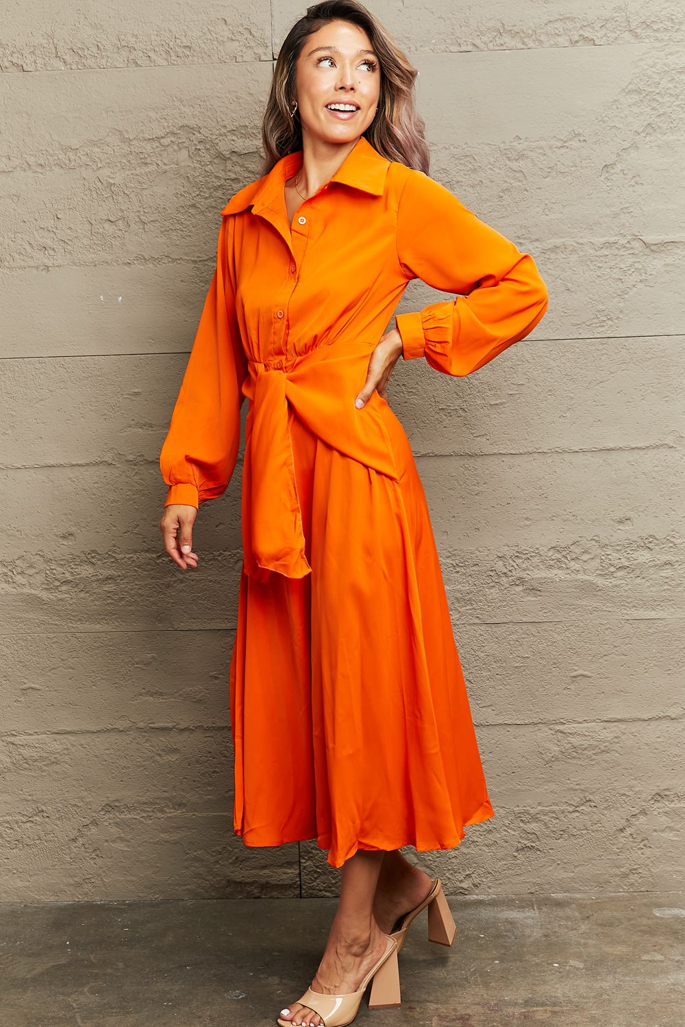 Always Looking Up Midi Dress