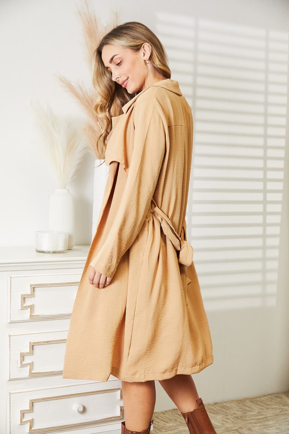 Casablanca Tied Trench Coat