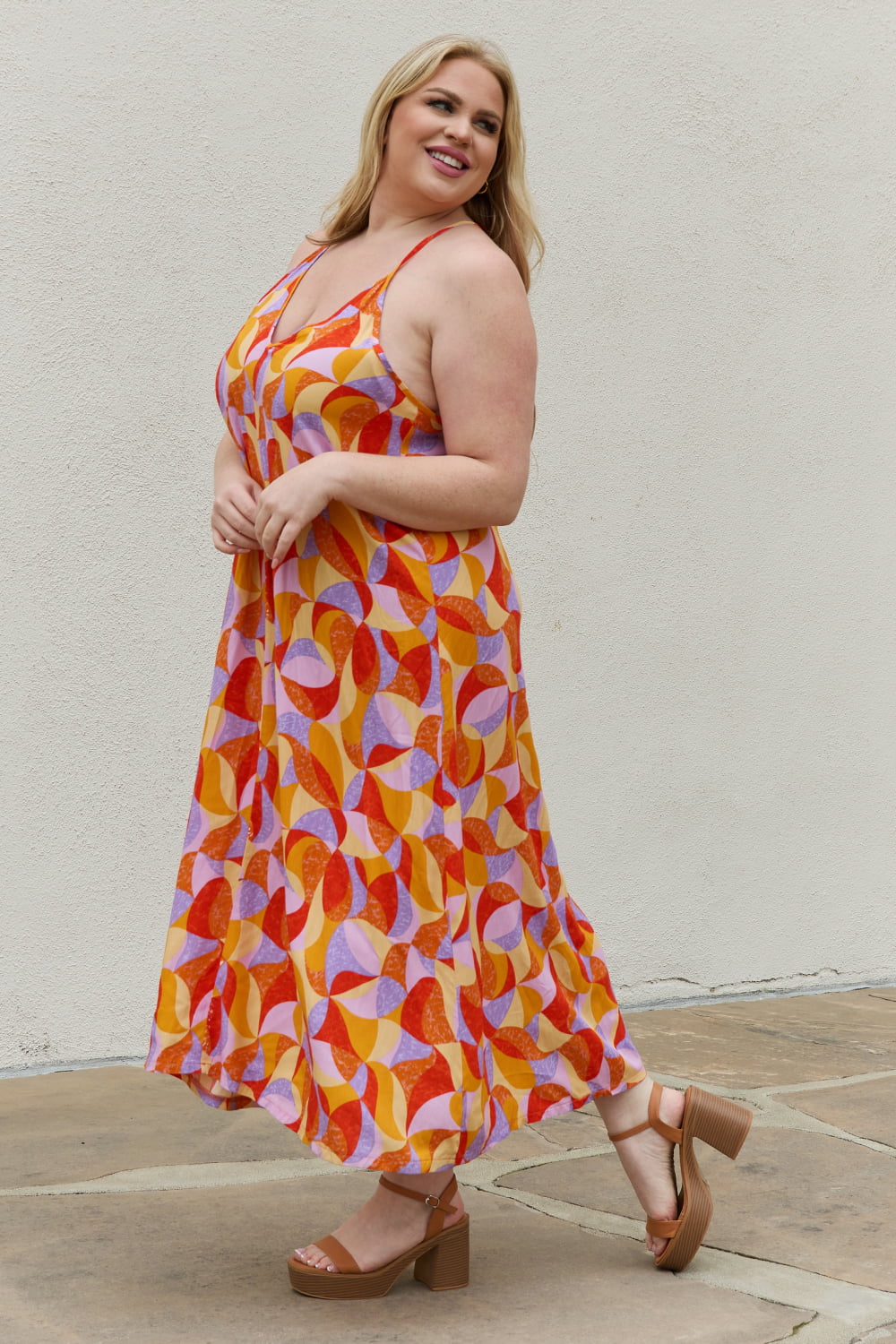 Everyday Work Of Art Maxi Dress