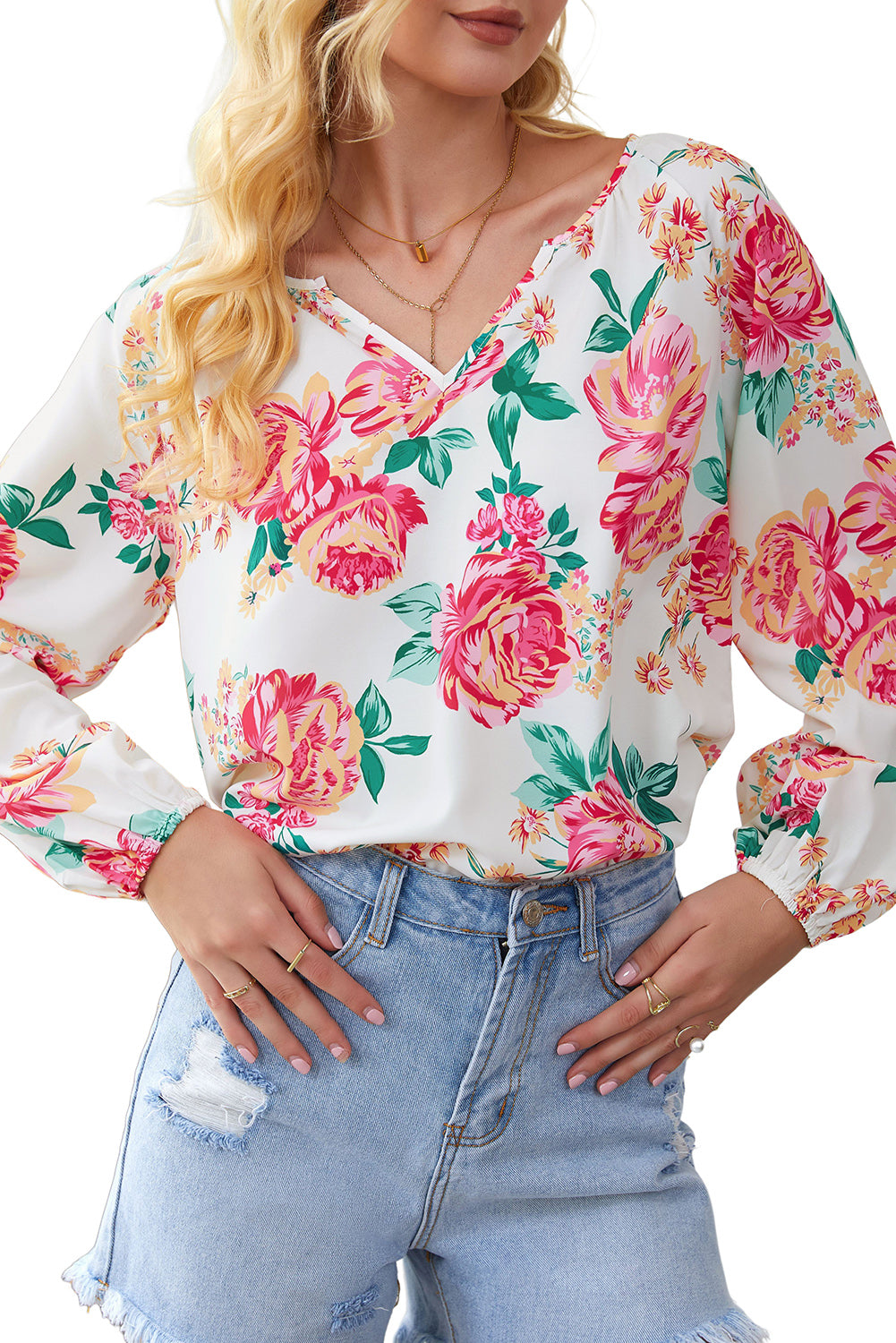 Grow With Me Floral Blouse