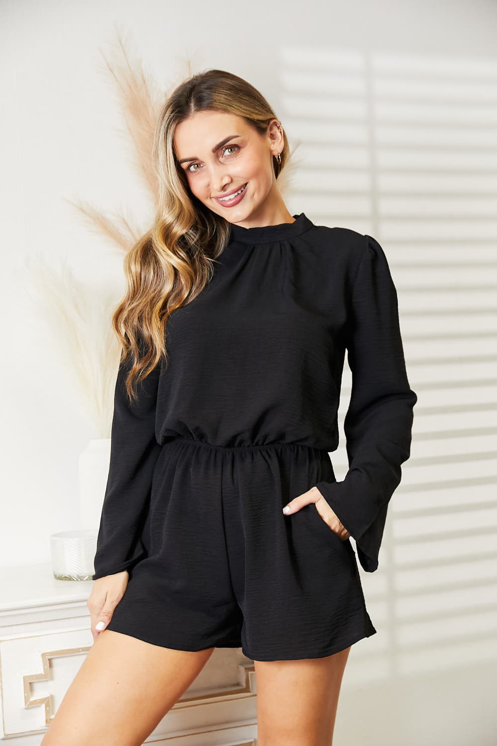 Weekend Fabulous Open Back Romper