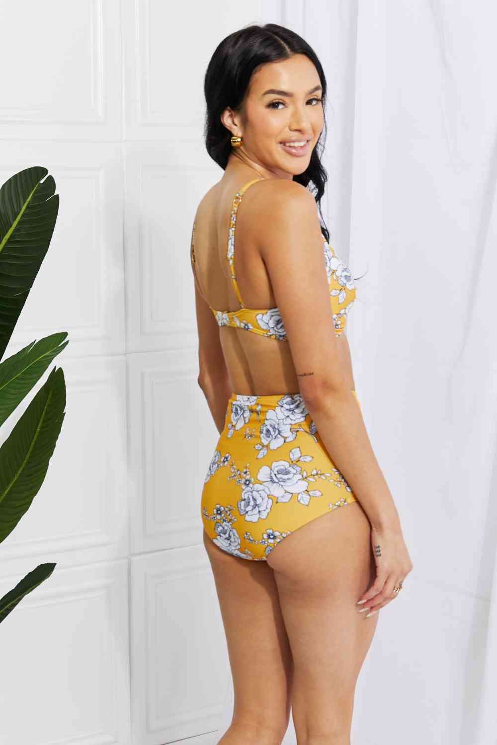 Let's Take A Dip Floral Bikini