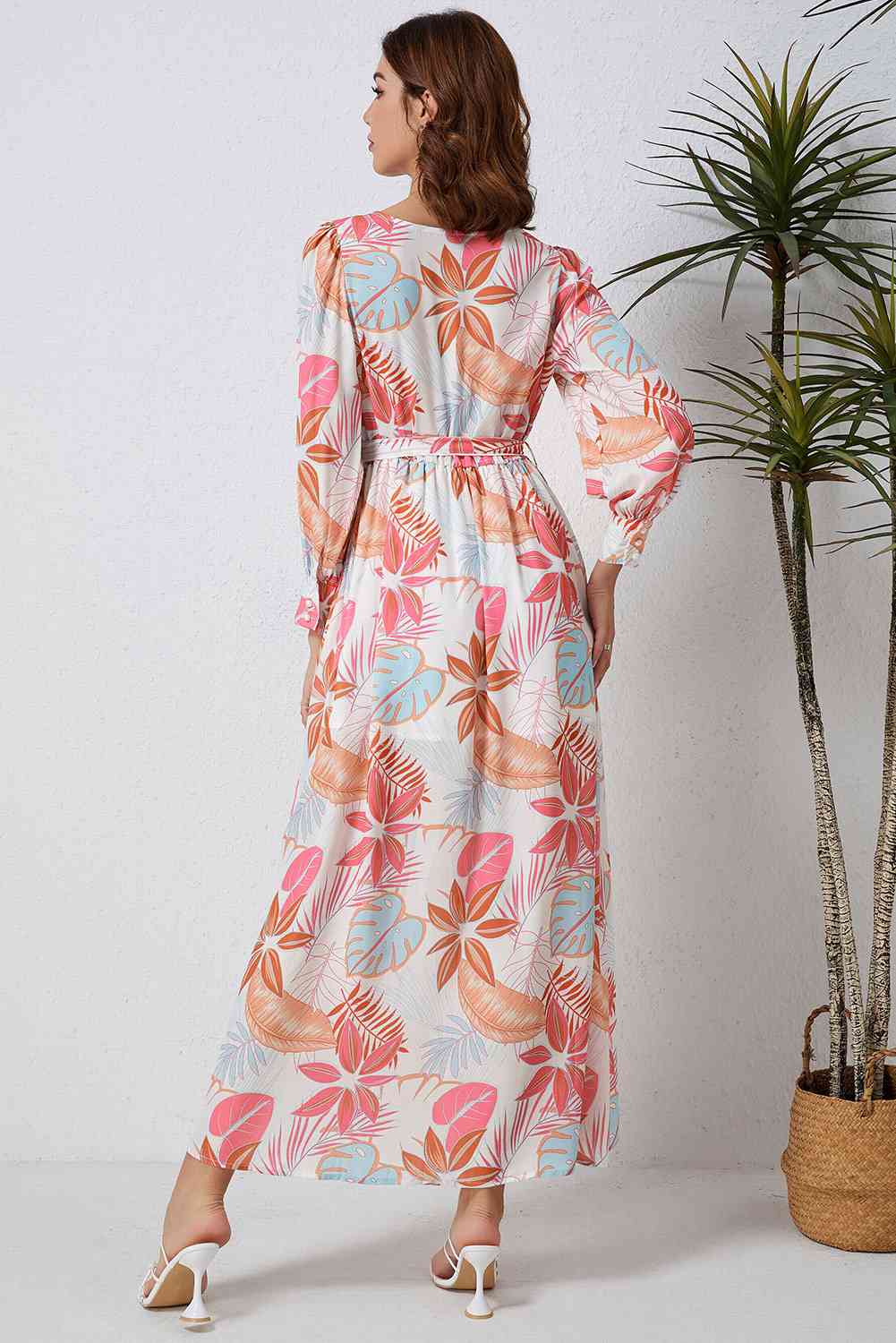 Aviana Tie Waist Maxi Dress