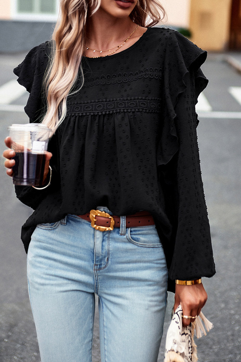 Still Got It Ruffled Blouse