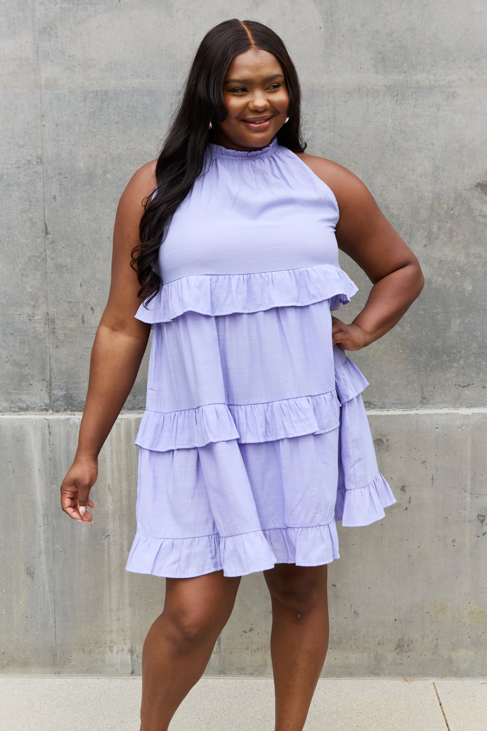 Blissful Baby Doll Mini Dress
