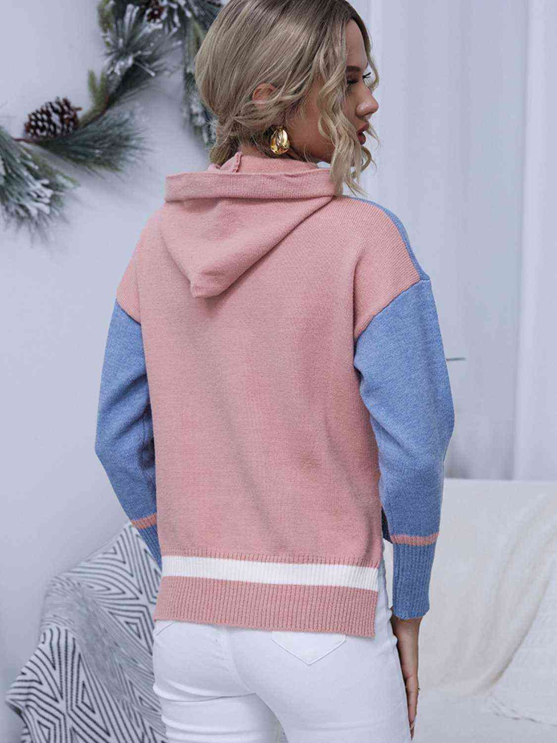 Lacey Drawstring Drop Shoulder Hoodie