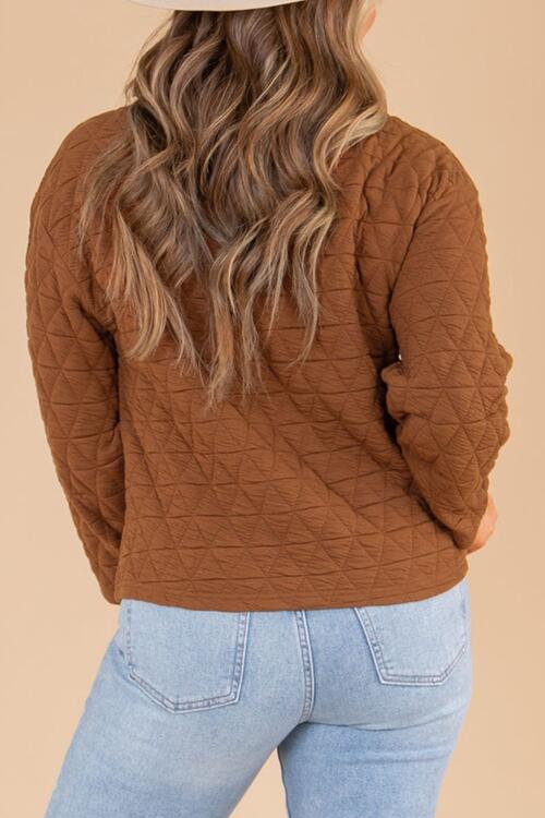 Thalia Long Sleeve Round Neck Top