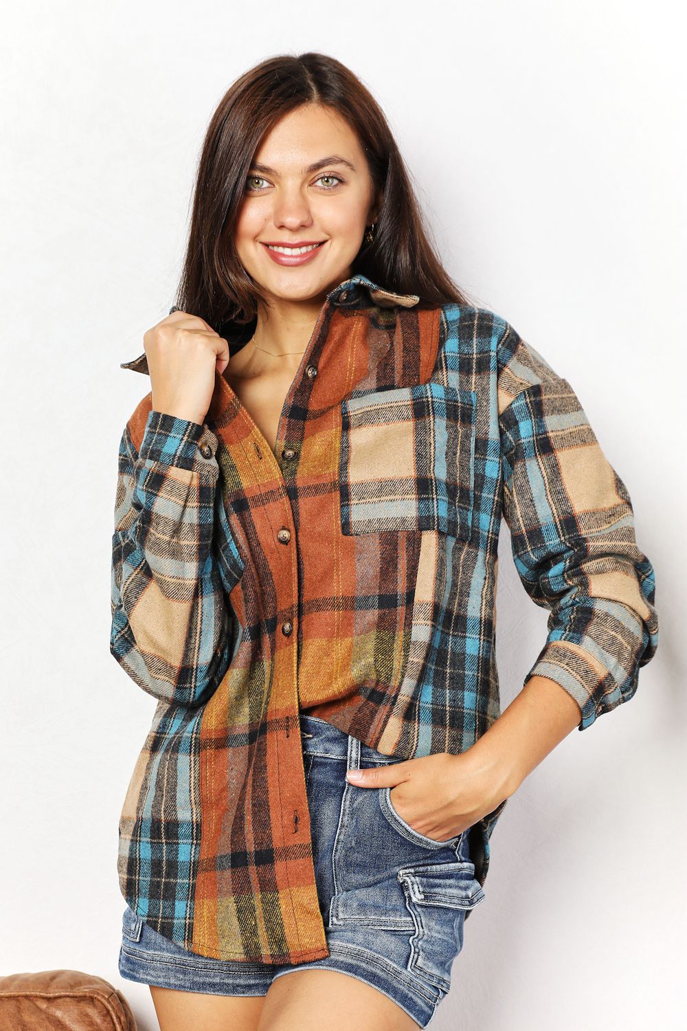 Outdoor Fun Plaid Shacket