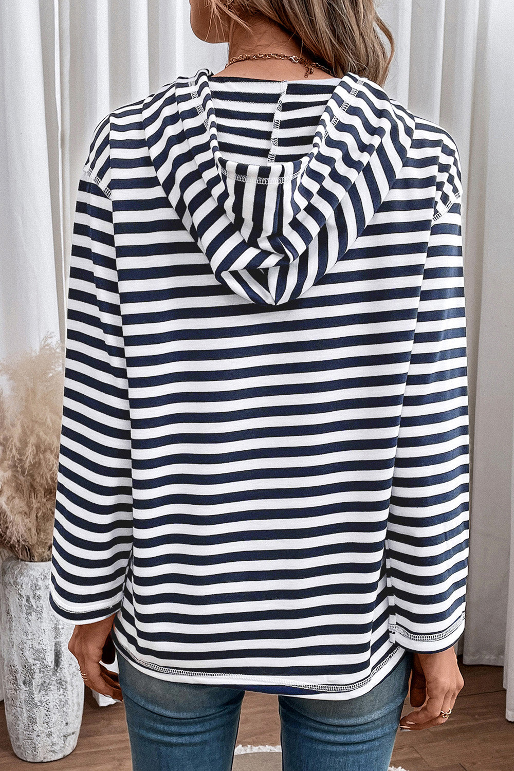 Always Good Striped Hoodie