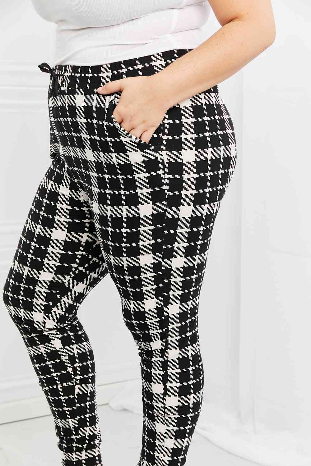Paris Plaid Joggers