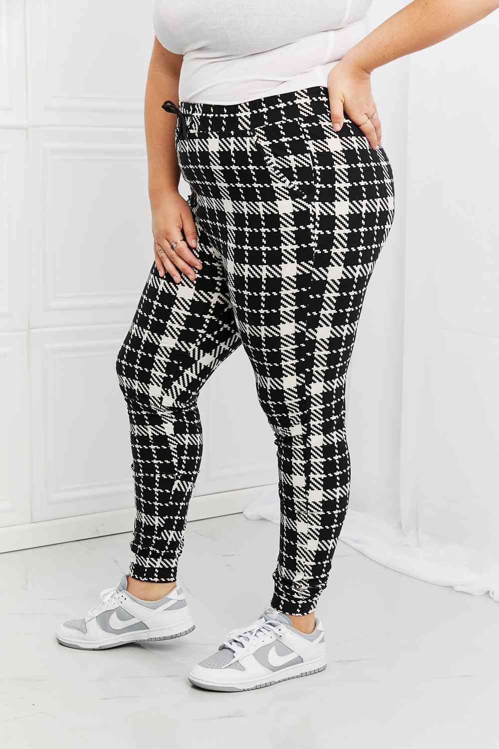 Paris Plaid Joggers