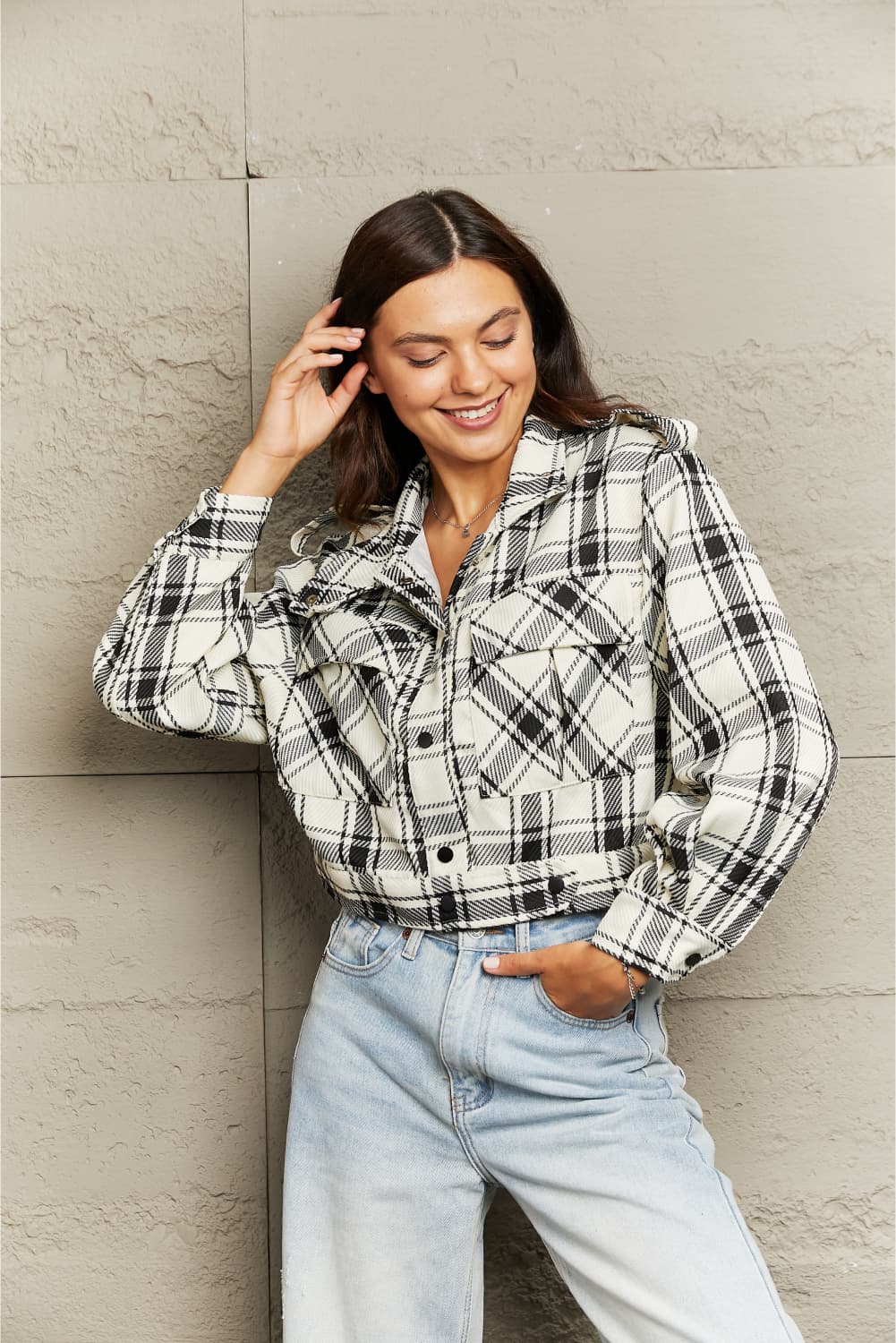 Ciera Plaid Jacket