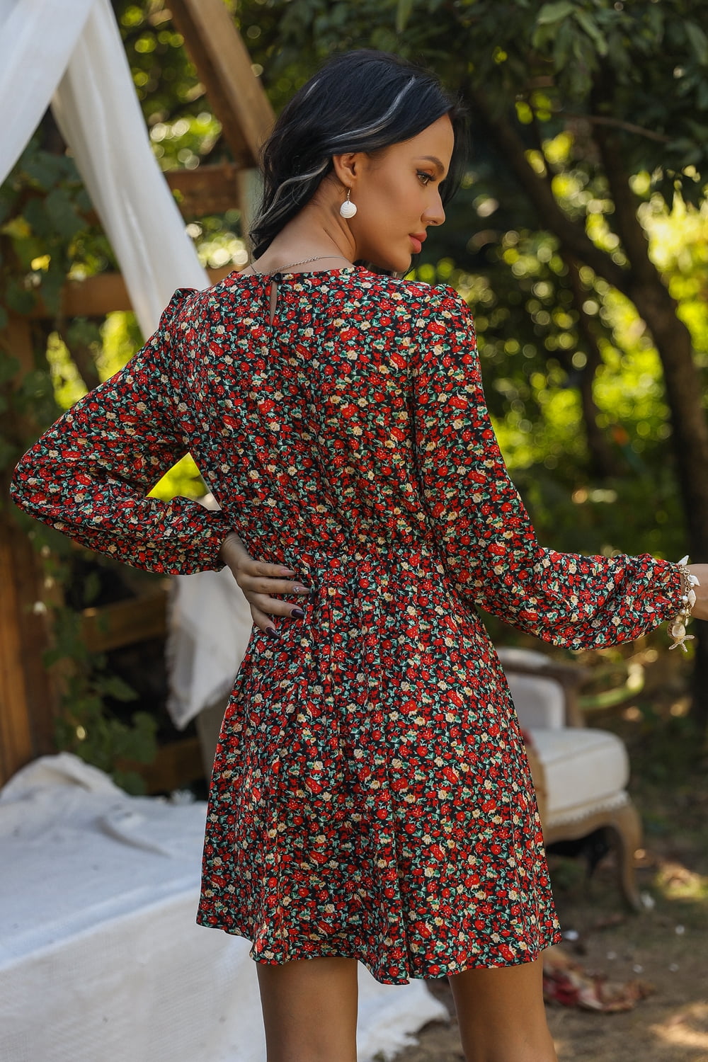 Laressa Long Sleeve Mini Dress