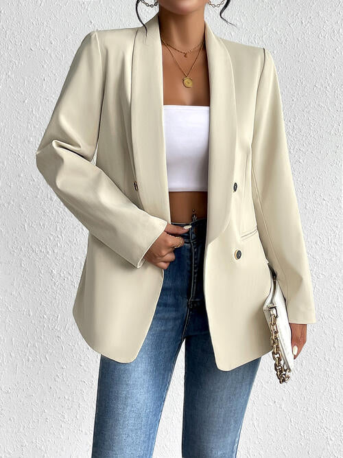 Bria Open Front Long Sleeve Blazer