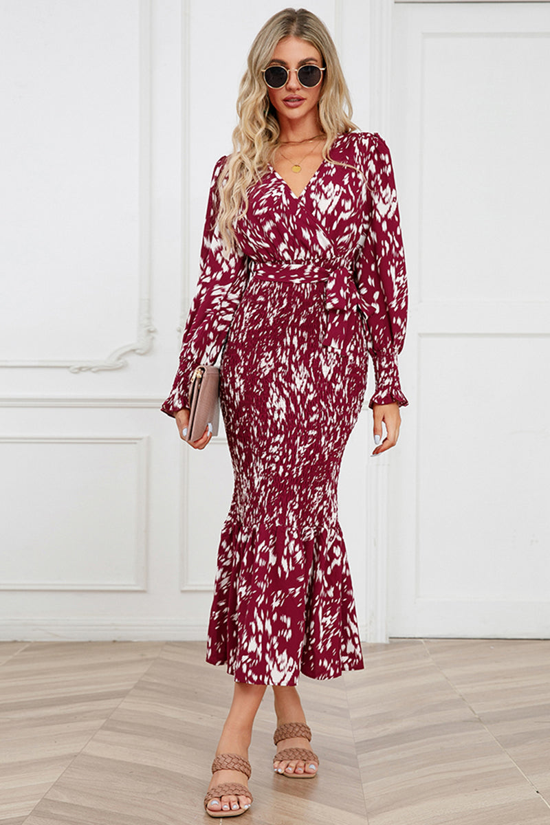 Margolis Smocked Midi Dress