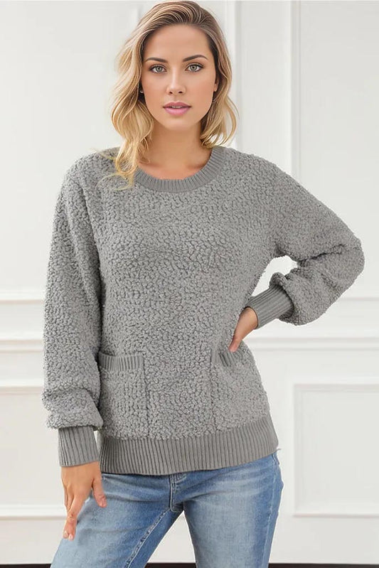 Palmer Round Neck Long Sleeve Sweater