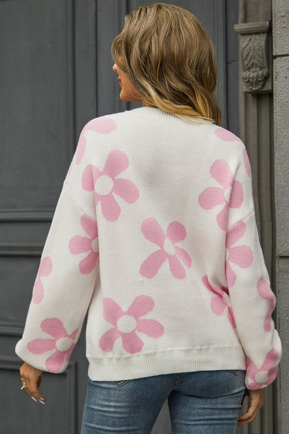 Make My Day Floral Sweater