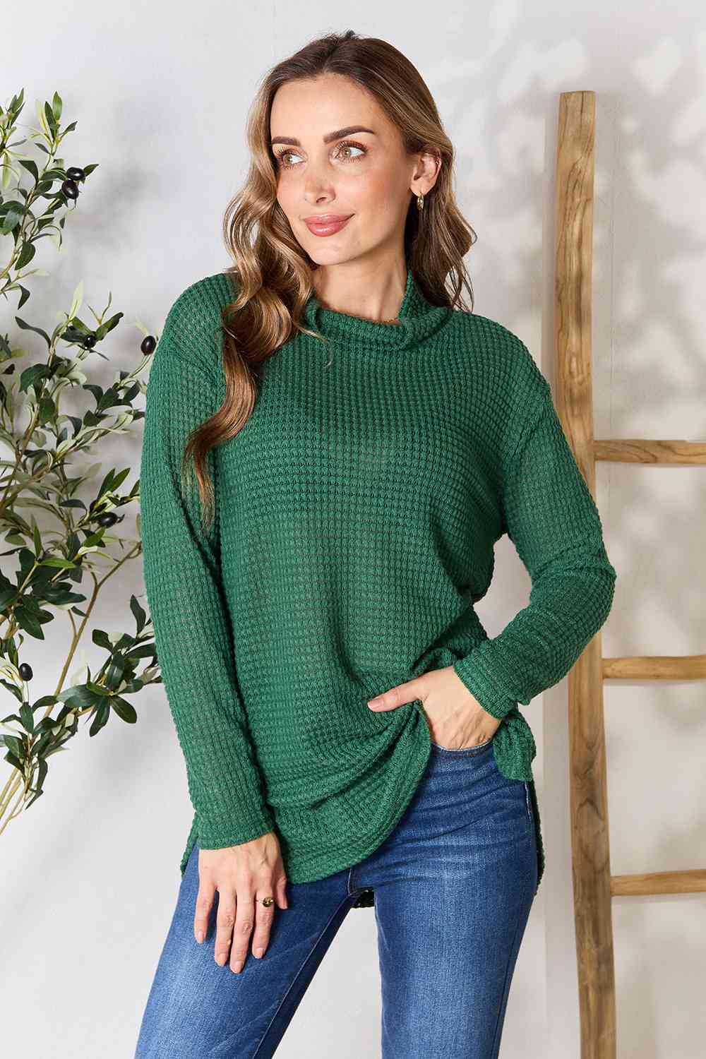 Journey Dropped Shoulder Long Sleeve Blouse